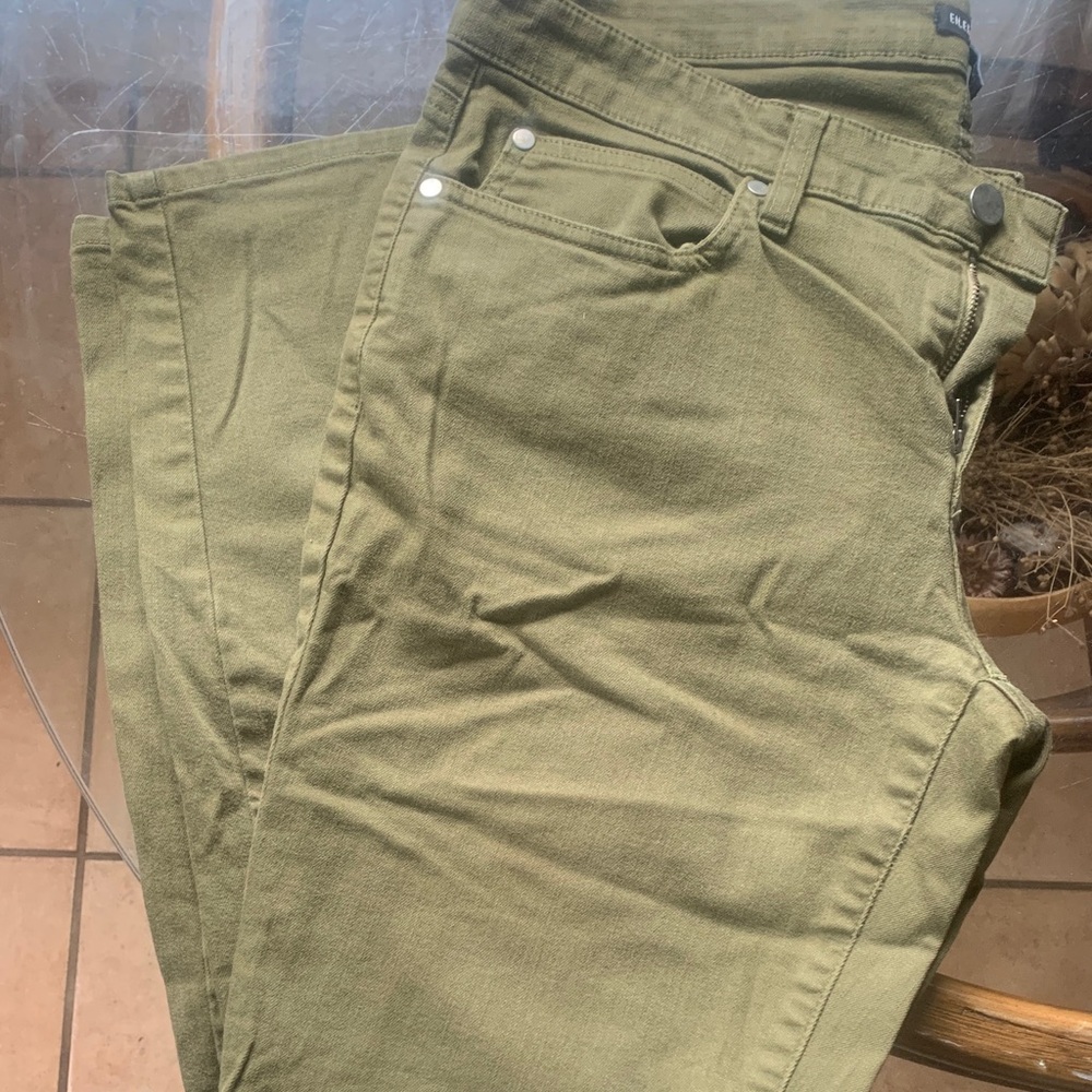 Eileen Fisher Women’s Olive Green Jeans
